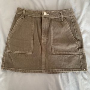 Pacsun army Green mini skirt
